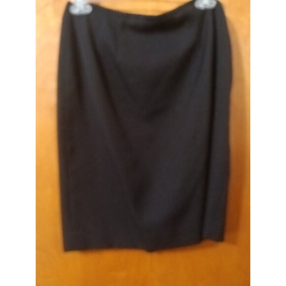Jacqueline Ferrar Womens Size 8 Pencil Skirt Poly And Woll Blend Slit  #k126 - Picture 1 of 4